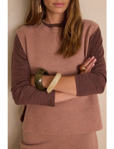 Pull sans manches BARCLAY en laine