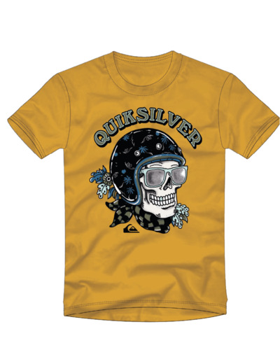 Tee Quiksilver Jaune Minéral