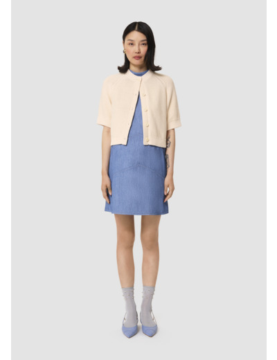 Gilet Gracy écru en coton