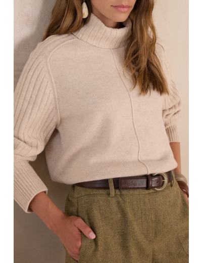 Pull col roulé BLAISE en laine