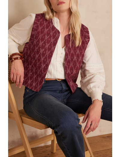 Gilet en coton PRUNE