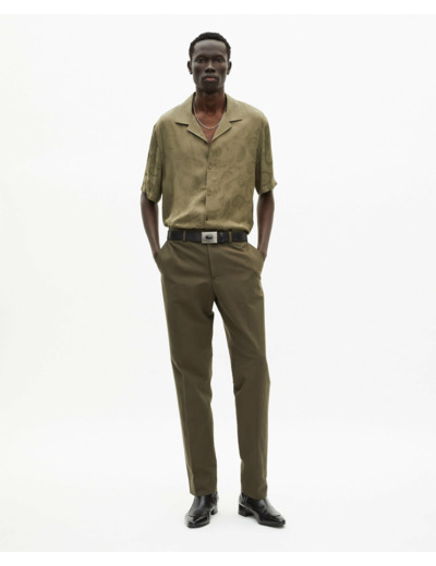 Pantalon de costume classique kaki