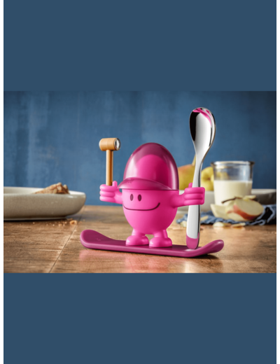Coquetier enfant MC EGG rose