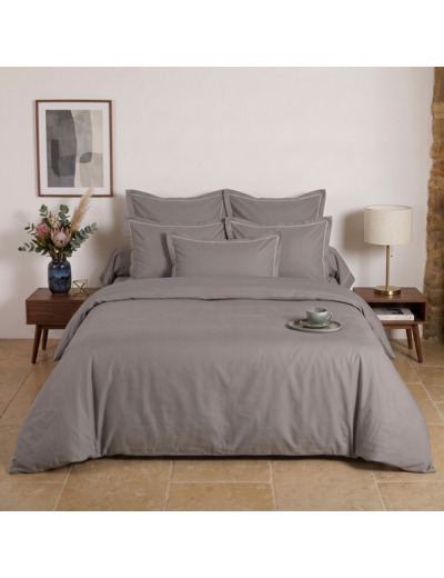 Housse de couette percale | Linge de luxe | Tradition des Vosges