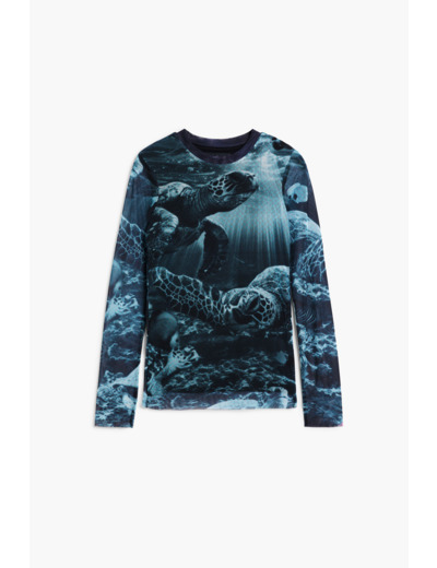T-Shirt À Manches Longues En Maille – Femme