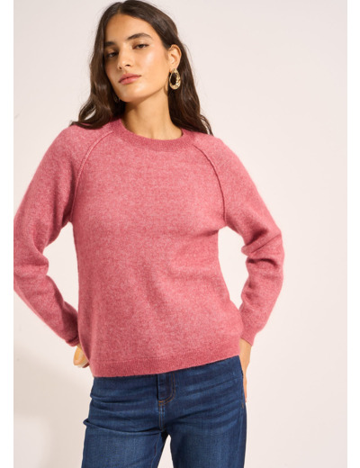 Pull en mohair col rond