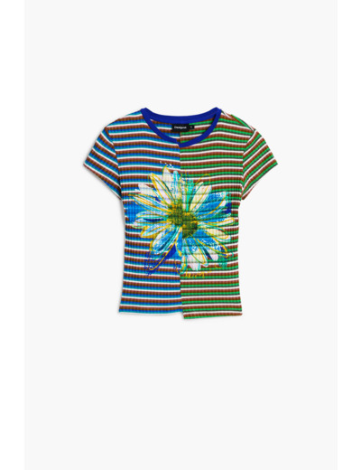 T-Shirt À Manches Courtes En Maille – Femme