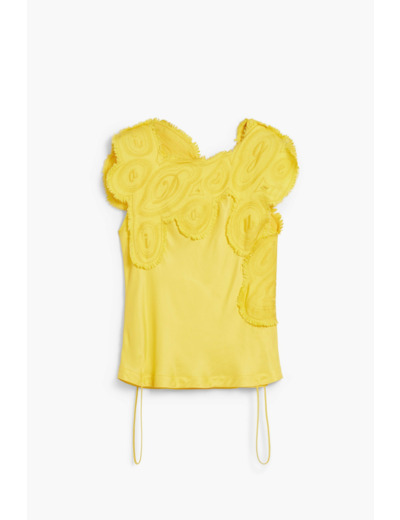 Blouse Sans Manches En Tissu – Femme