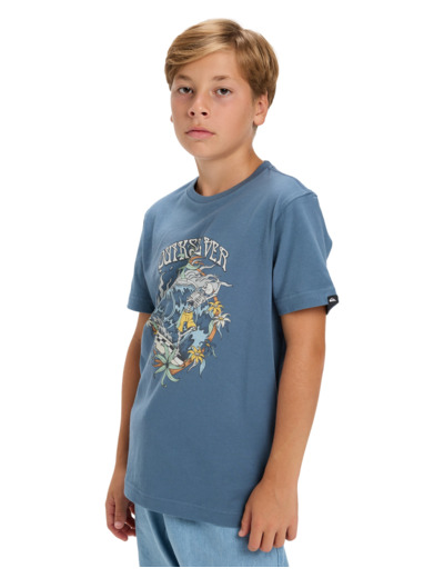 T-shirt Quiksilver China Blue