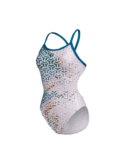 Maillot de bain arena Performance Planet Water Challenge Back pour femmes
