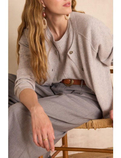 Cardigan BILLY en 100% cachemire