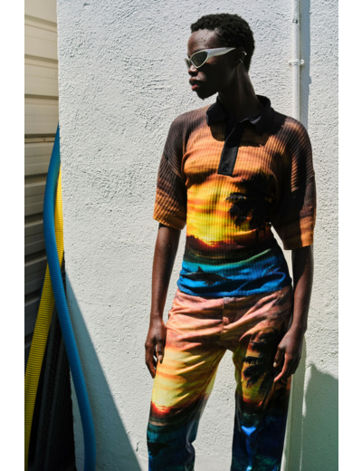 Robe À Manches Courtes En Tricot – Femme