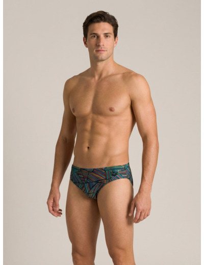 Slip de bain arena Performance Overview pour hommes