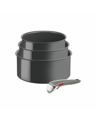 Lot 3 casseroles Ingenio Renew 16 & 18 & 20 cm + Poignée amovible