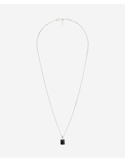 Collier avec pendentif argenté silver