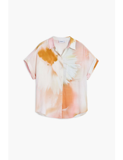 Chemise À Manches Courtes En Tissu – Femme