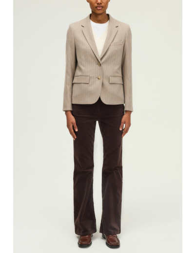 Veste de tailleur à fines rayures - NORINA