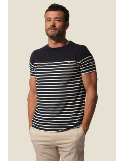 Tee-shirt col rond manches courtes Hiroki