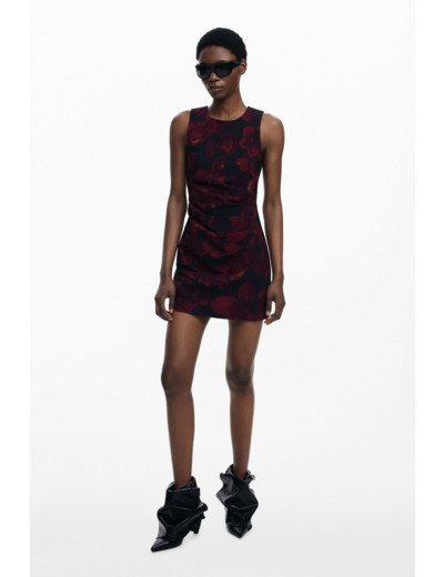 Robe Sans Manches En Tissu – Femme