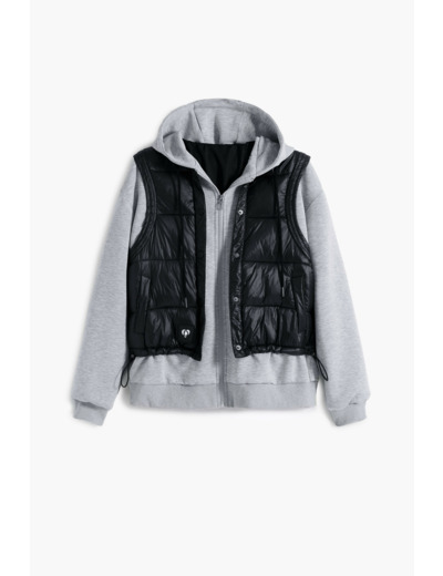 Sweat Zippé En Maille – Femme