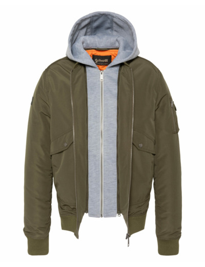 Bomber à capuche MILBROOK SCHOTT