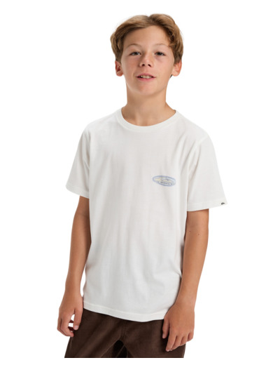 Tee-shirt Quiksilver blanc neige