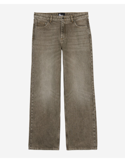Jean large olive green