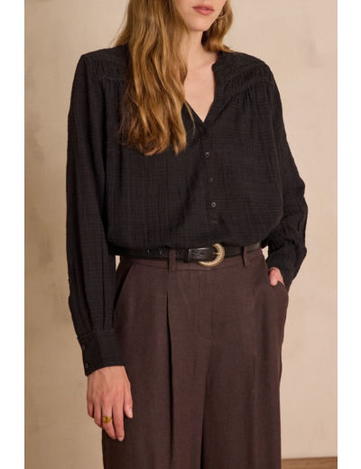Blouse SHANA en coton brodée