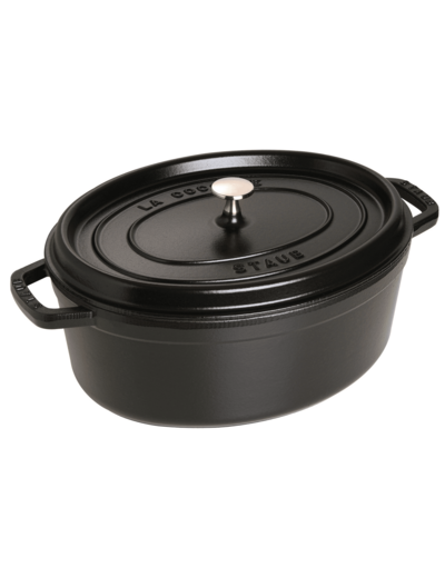 COCOTTE OVALE 33cm 6.7L Noir mat