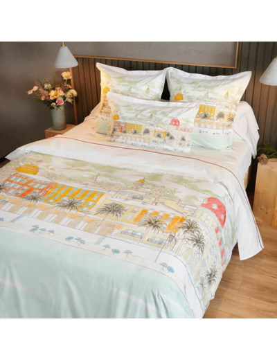 Housse de couette Nice | Imprimé Estival | Tradition des Vosges