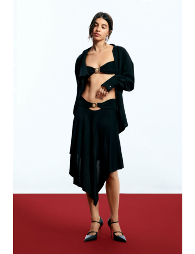 Jupe Courte En Maille – Femme