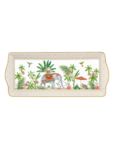MARAJAH Coffret plat à cake 35x15cm