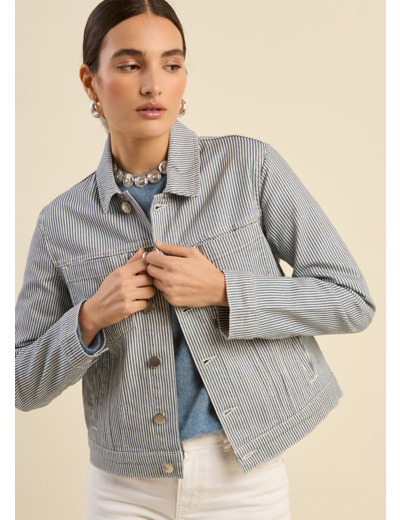 Blouson rayé