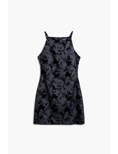 Robe À Bretelles En Tissu – Femme