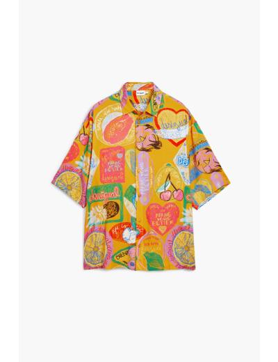 Chemise À Manches Courtes En Tissu – Homme
