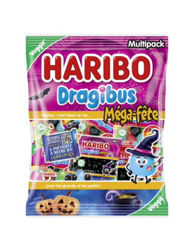 Méga fête Dragibus Halloween multipack 800G