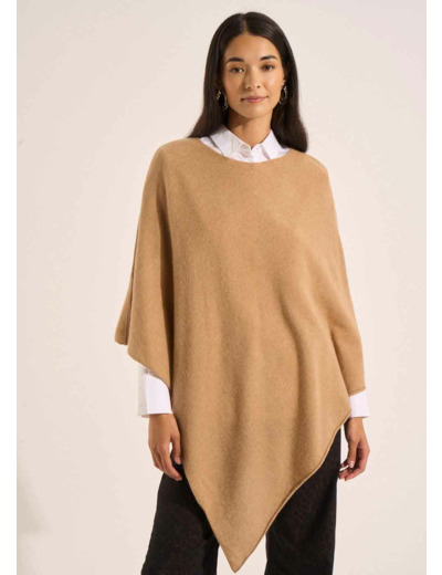 Poncho ample en cachemire