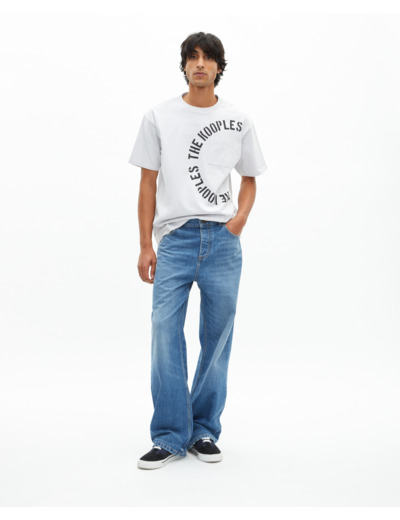 T-shirt avec sérigraphie gris light grey
