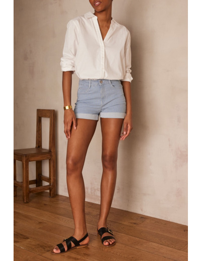 Short DUNE en coton rayé