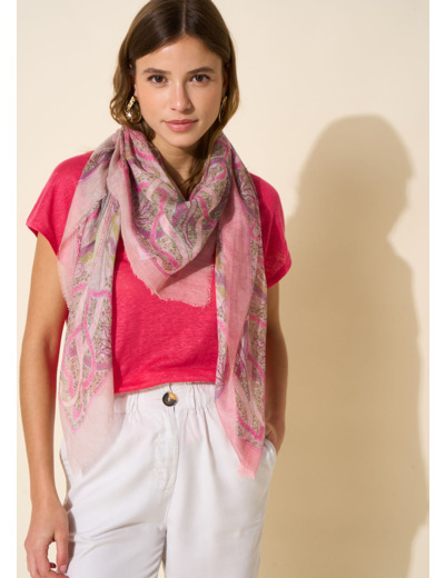 Foulard imprimé floral
