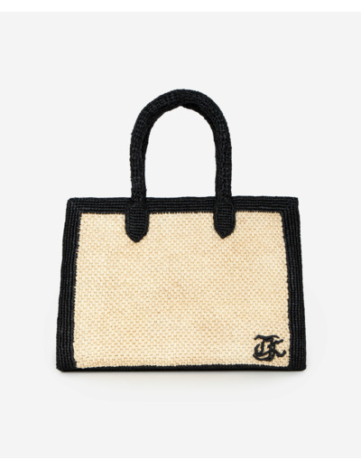 Sac cabas en raphia écru ecru