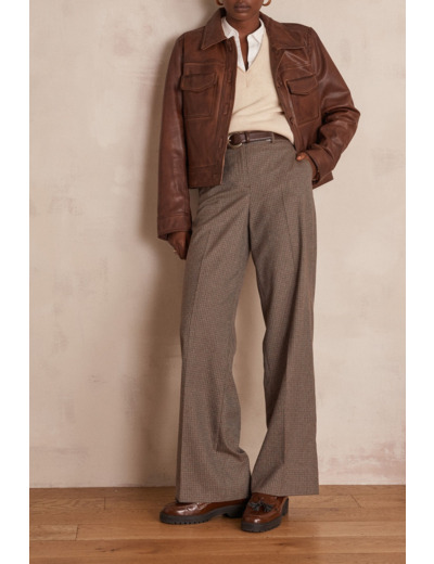 Pantalon large FERGUSON à carreaux