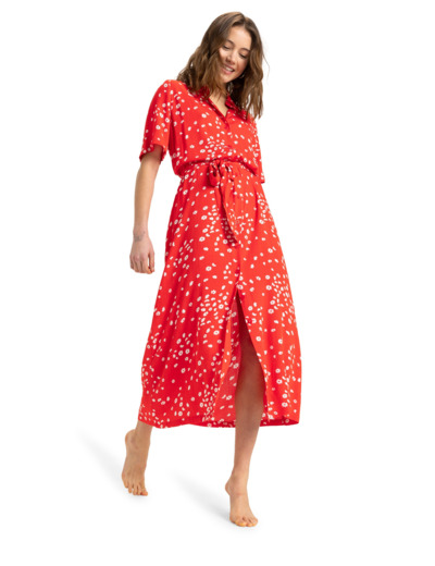 Robe Roxycoloris Rouge Vif