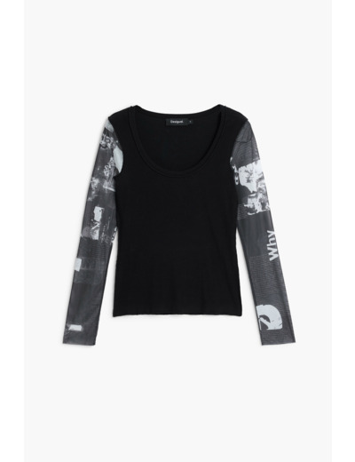 T-Shirt À Manches Longues En Maille – Femme