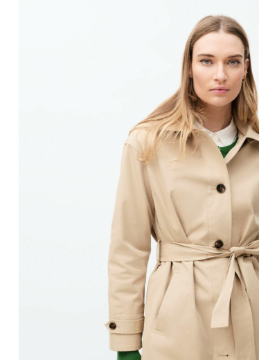 Trench gabardine