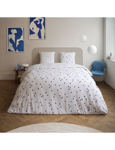PACK HOUSSE DE COUETTE + TAIE(S) D'OREILLER COTON LUNE