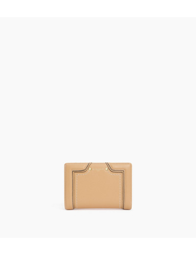 Portefeuille moyen modèle Ella en cuir grainé