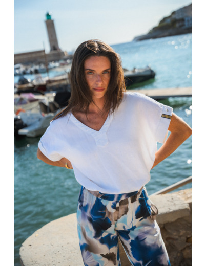 Blouse femme manches courtes Dominique
