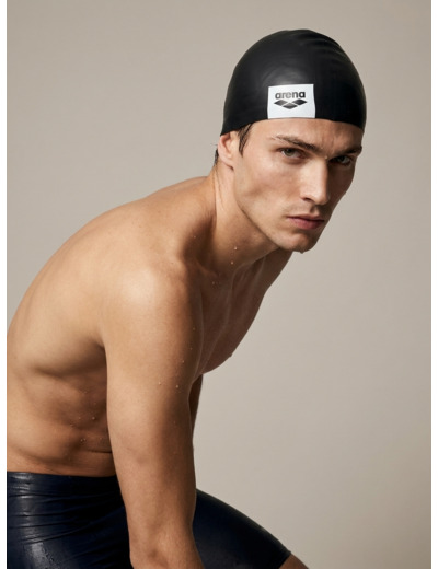 Bonnet de bain unisexe arena Logo Moulded