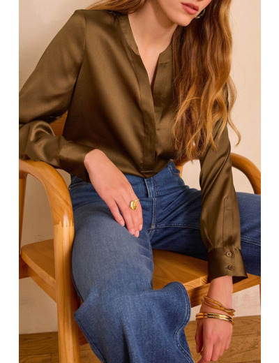 Blouse satinée MARIE